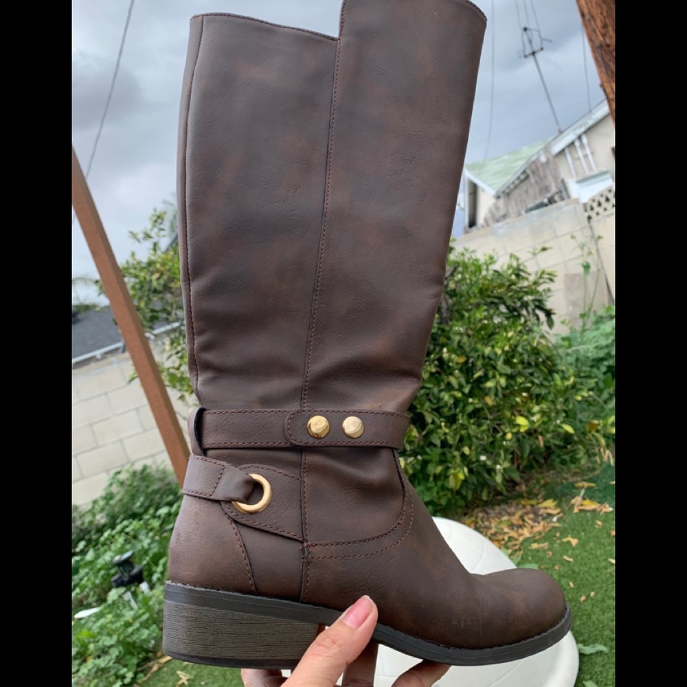 Arizona Jean Cuala Chocolate Sz 6 Boots
